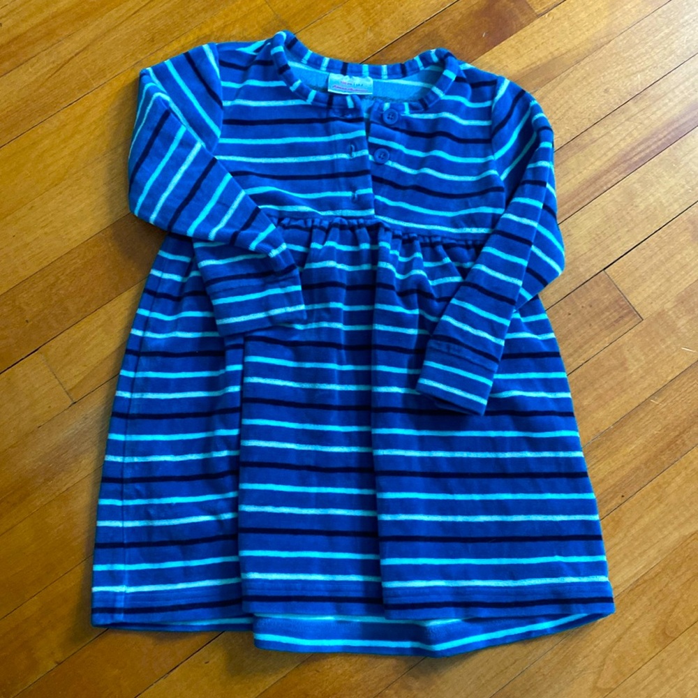 Hanna Andersson velour dress, size 100/4t